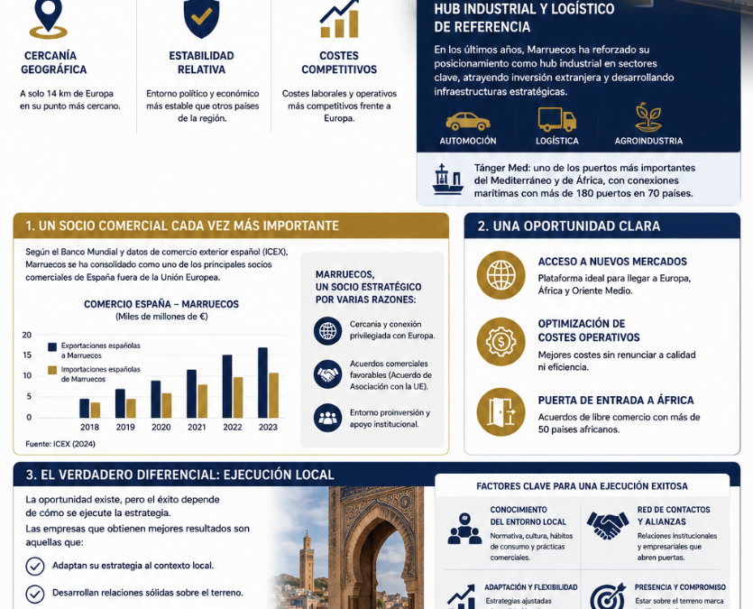 Marruecos se consolida como uno de los destinos más estratégicos para la expansión empresarial